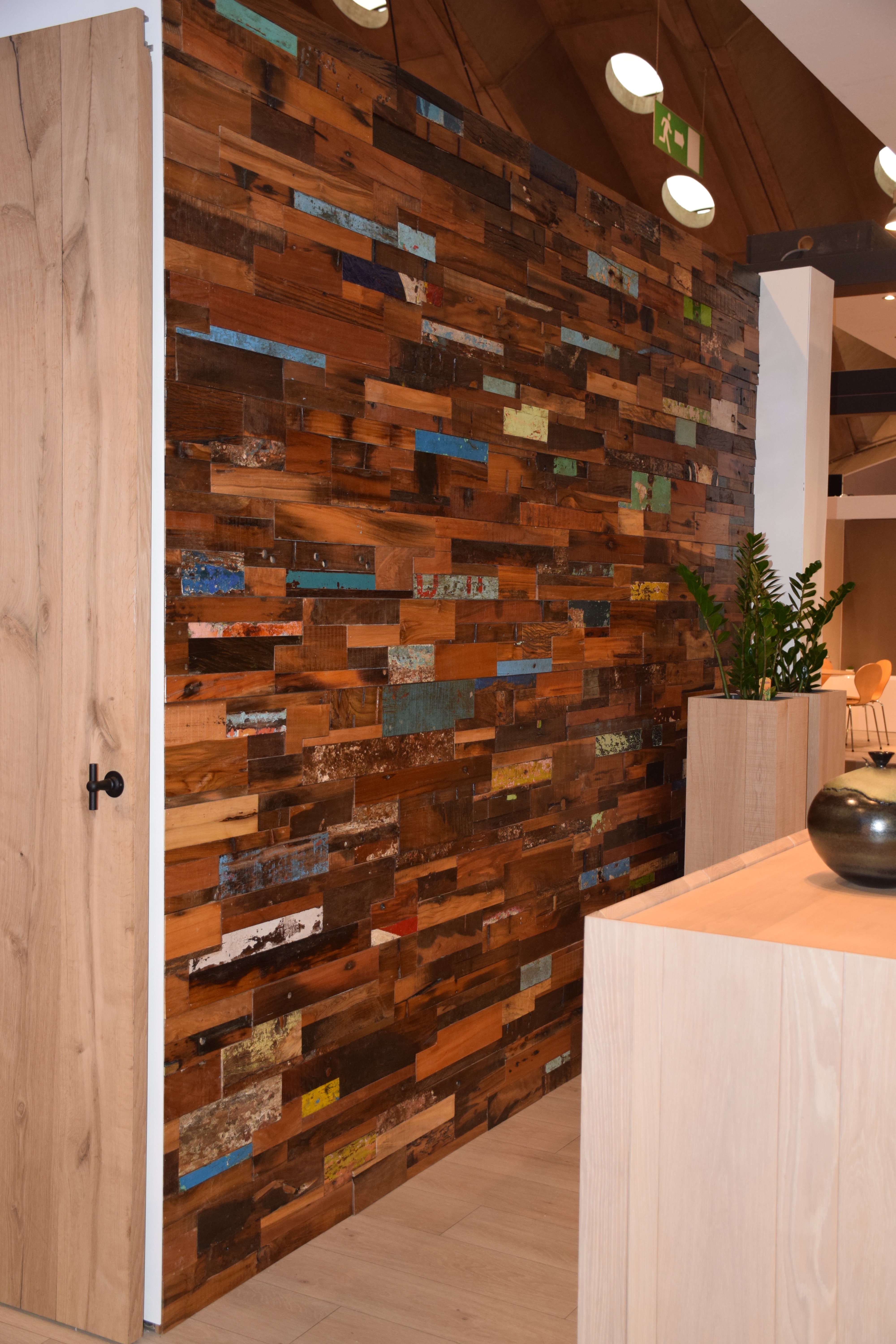 Houten muur Dima Interieur